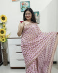 Multicolor resham thread work Pink color Phulakri