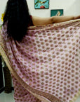 Multicolor resham thread work Pink color Phulakri