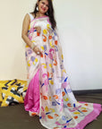 Murshidabadi pure muslin silk