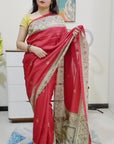 Digital printed Kashmiri silk saree