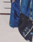 Mirror work Handloom Saree
