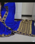 Mysore silk saree - Royal Blue