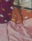 Matka Muslin jamdani Saree