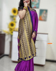 Mysore silk saree - Purple