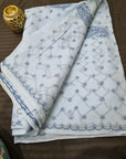 COTTON CHIKANKARI SAREE