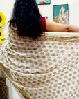 white multicolor thread work phulkari