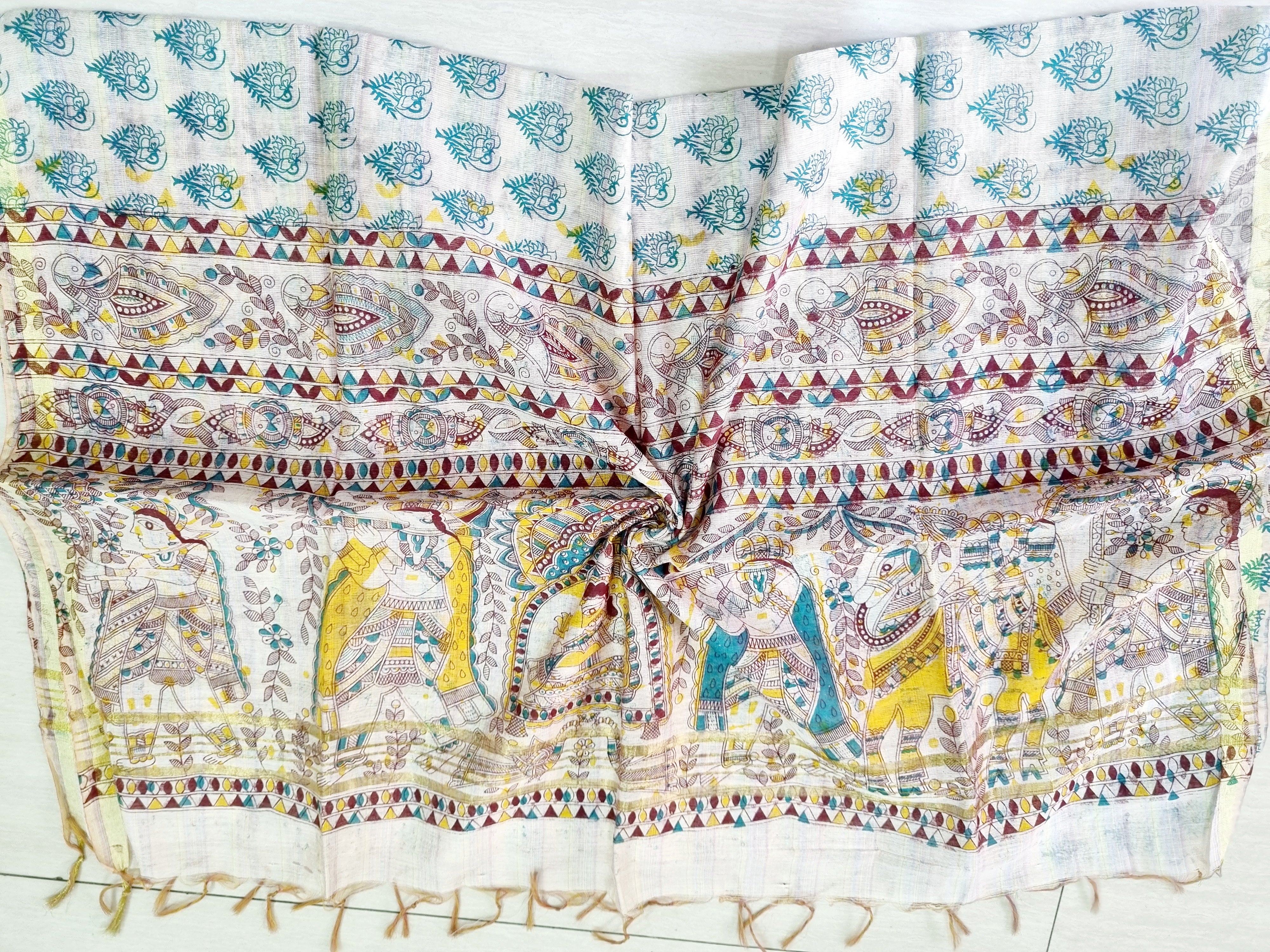 मधुबनी दुपट्टा