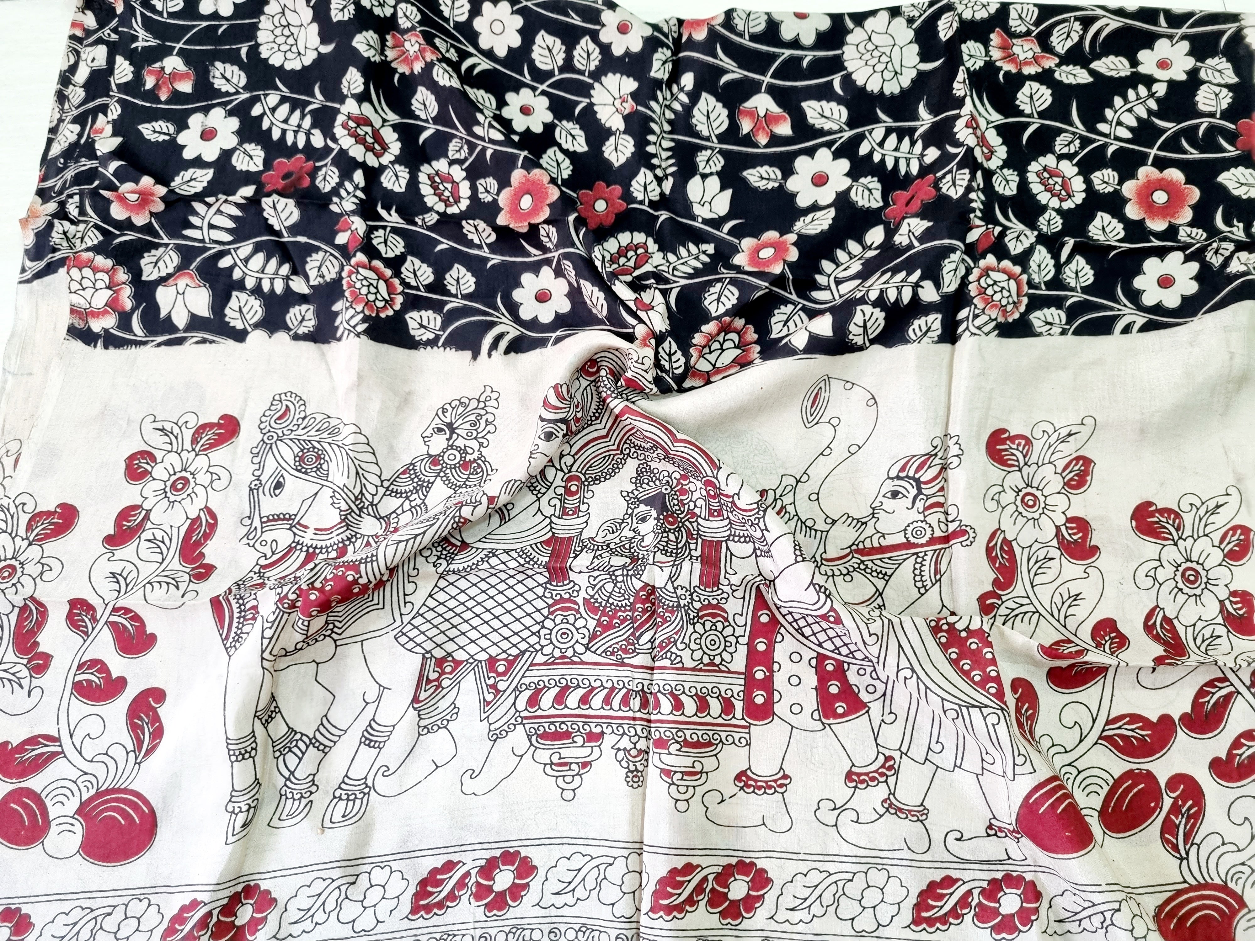 KALAMKARI SILK DUPATTA