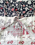 BLACK KALAMKARI SILK DUPATTA