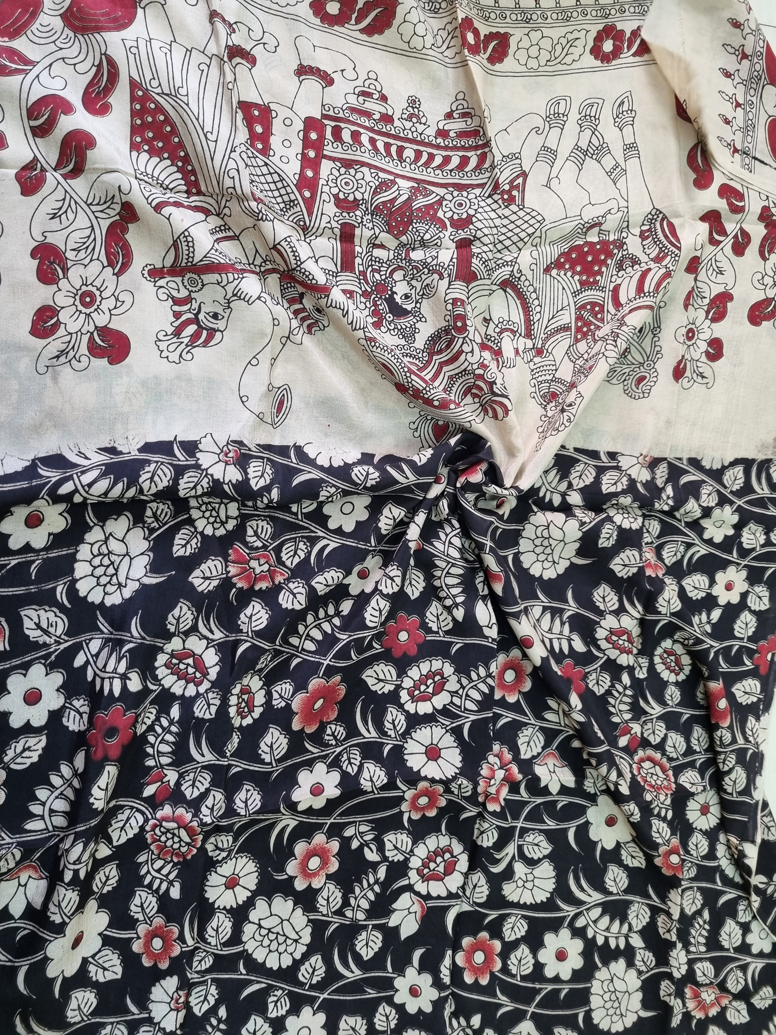 KALAMKARI SILK DUPATTA