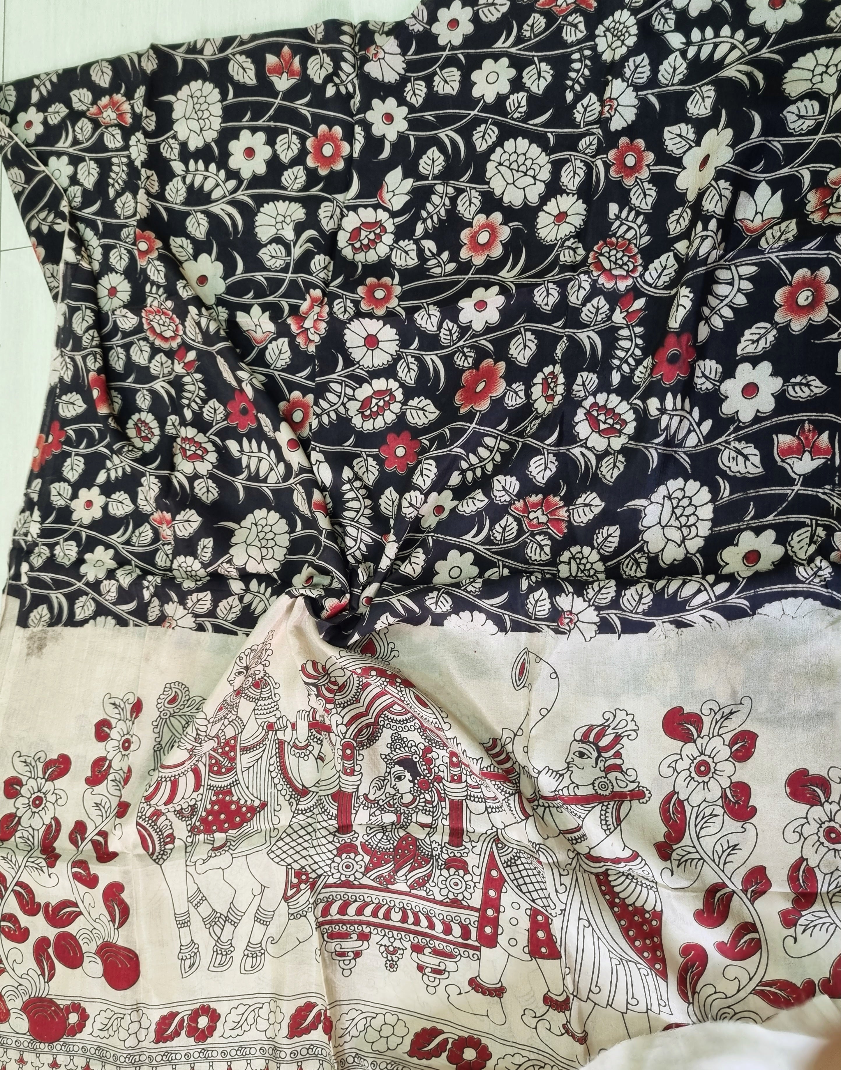 KALAMKARI SILK DUPATTA