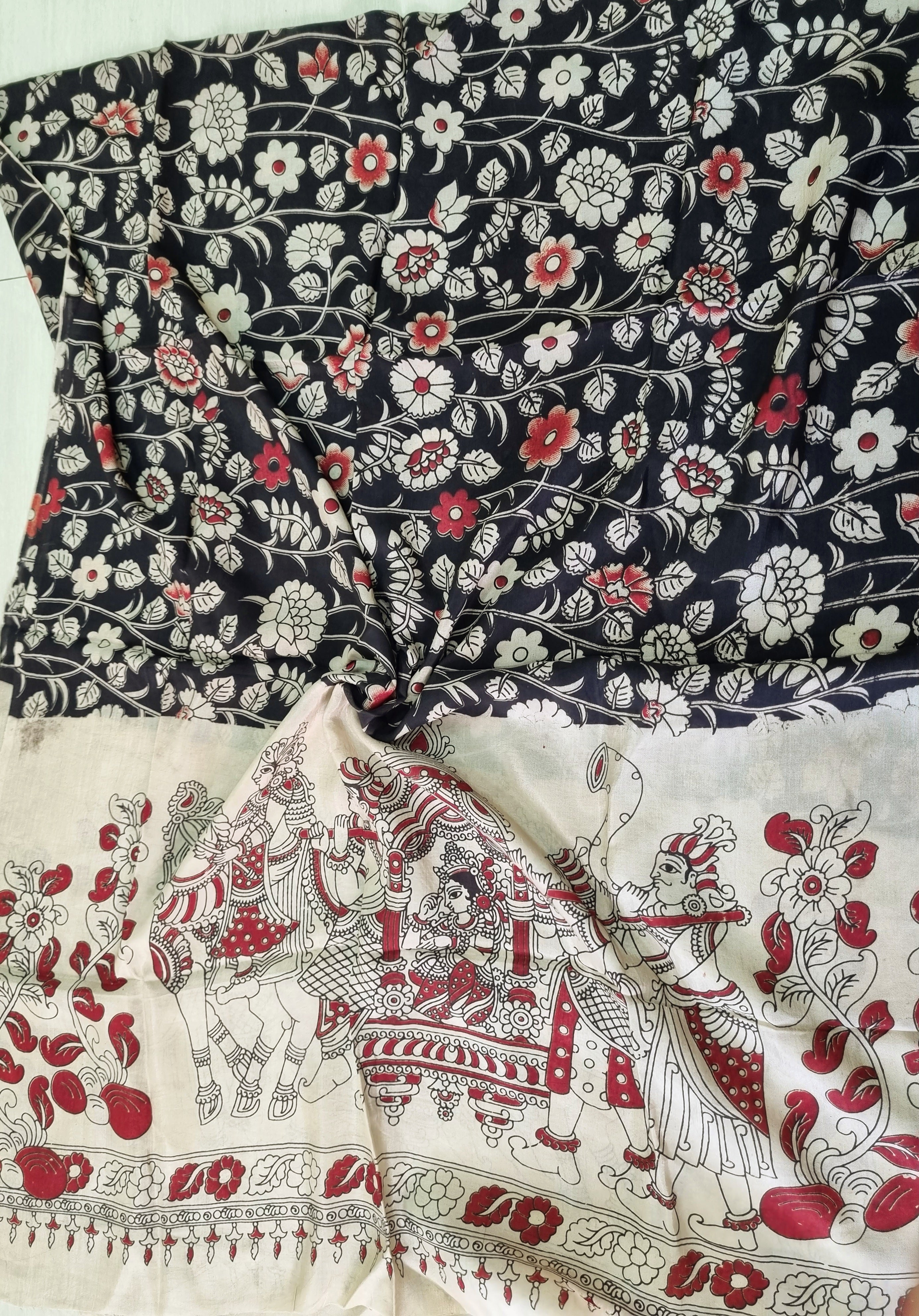 KALAMKARI SILK DUPATTA