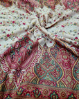 PINK KARANCHI PRINT DRESS MATERIAL