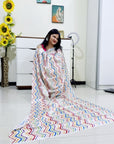 Digitally Printed Multicolor Saree