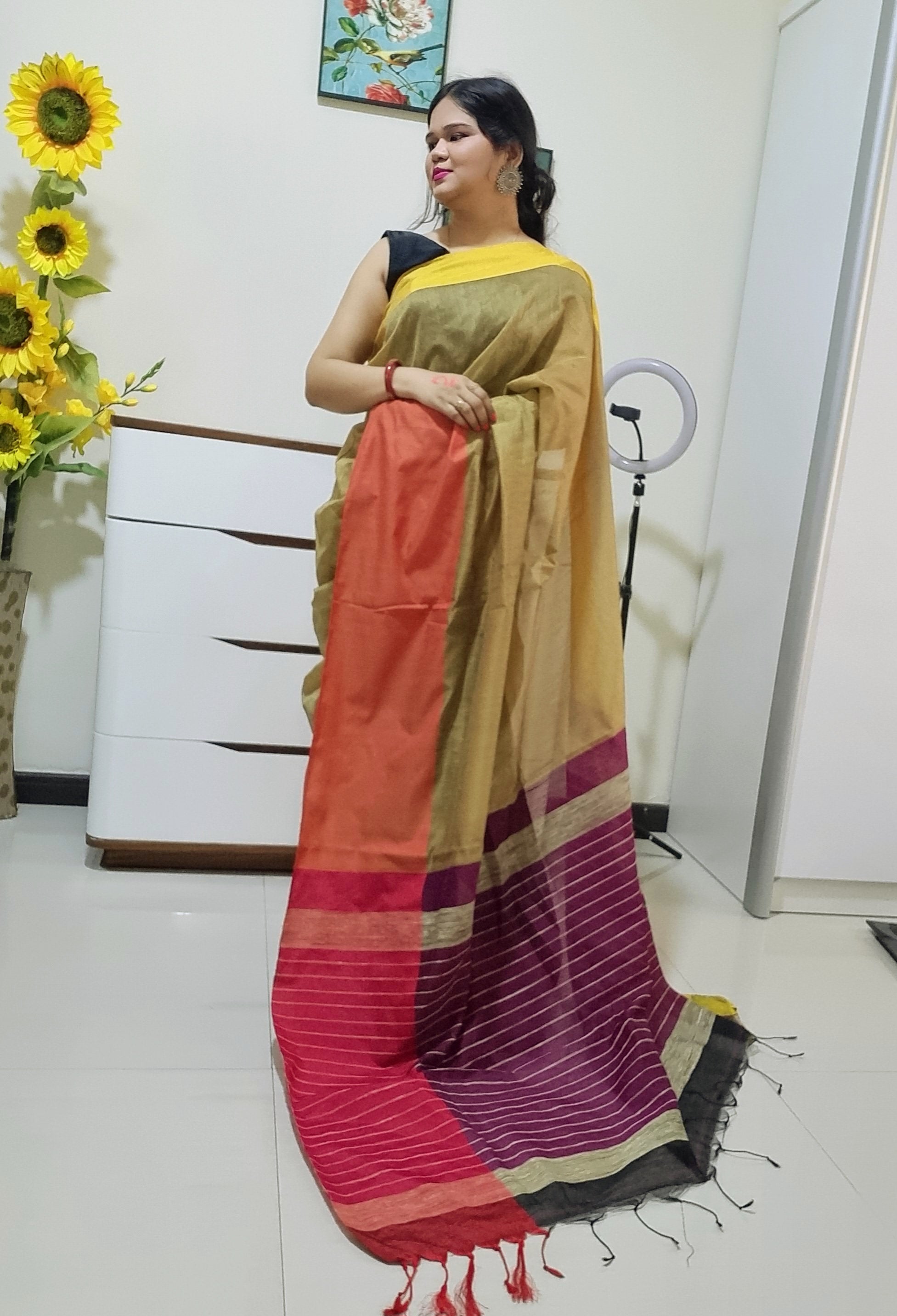 Bengal Handloom Silk-Cotton Sarees for Every Occasion