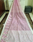 Premium supernet embroidery work saree