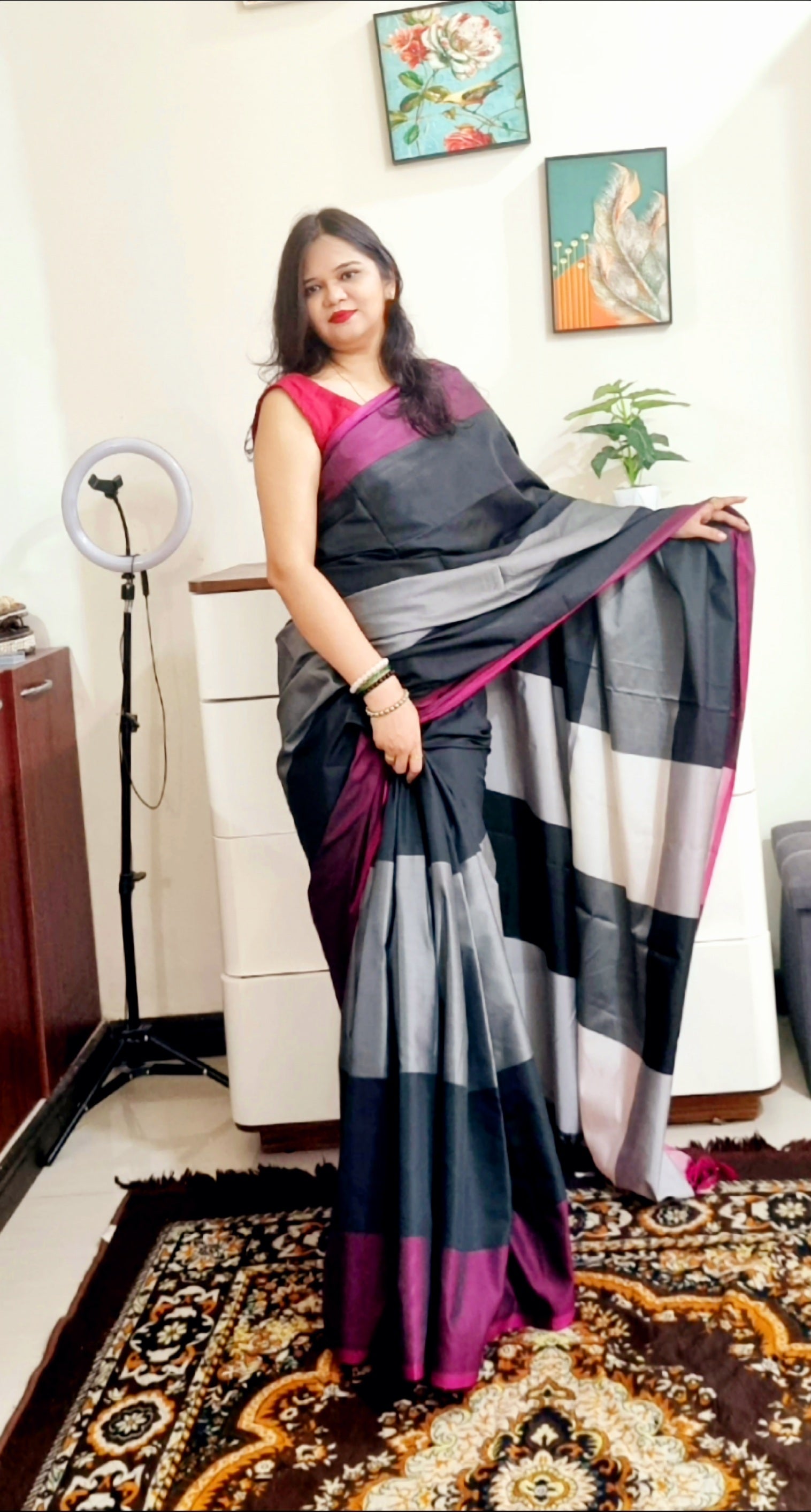 Sana Silk 4d Saree