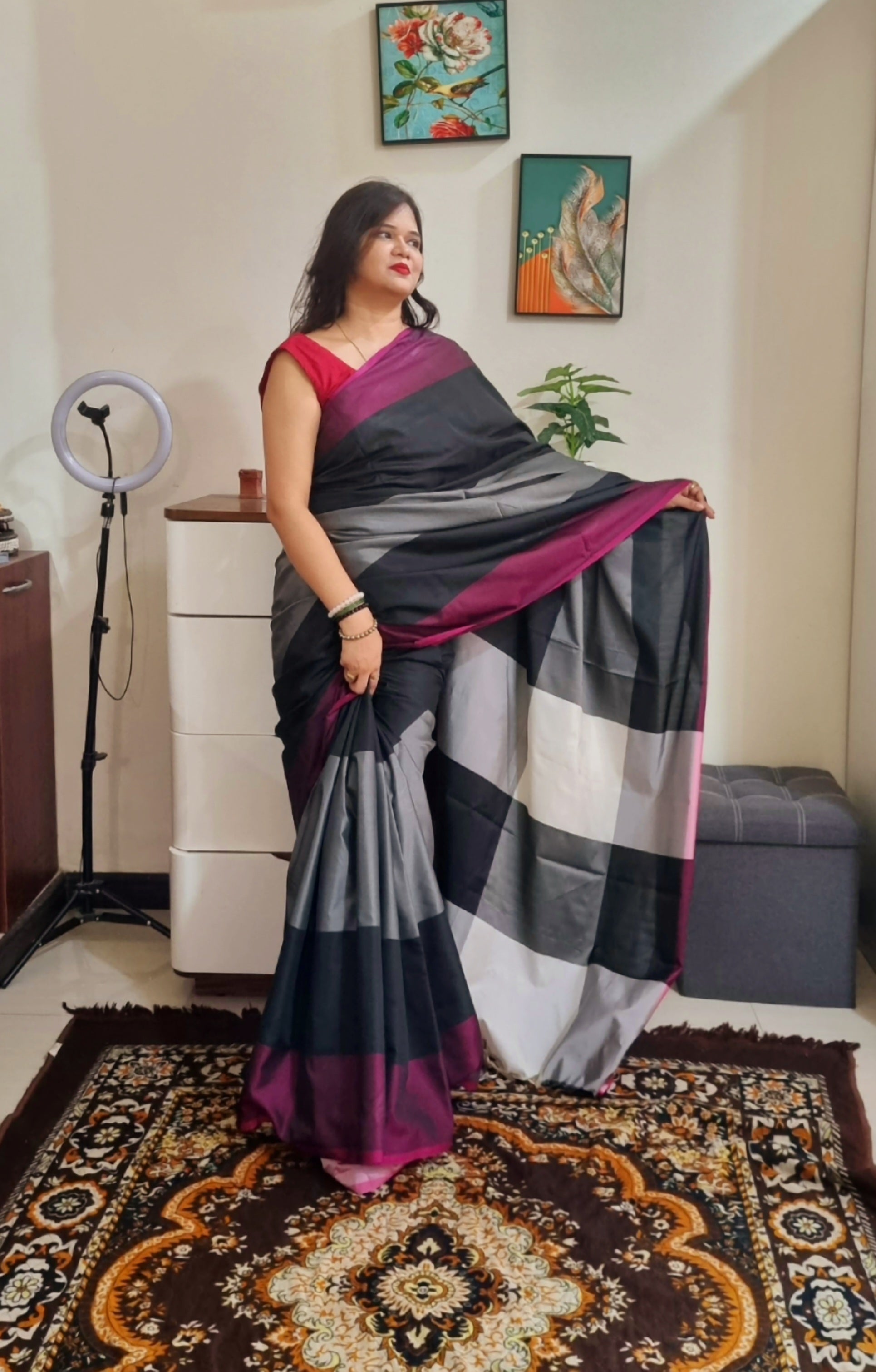 Sana Silk 4d Saree