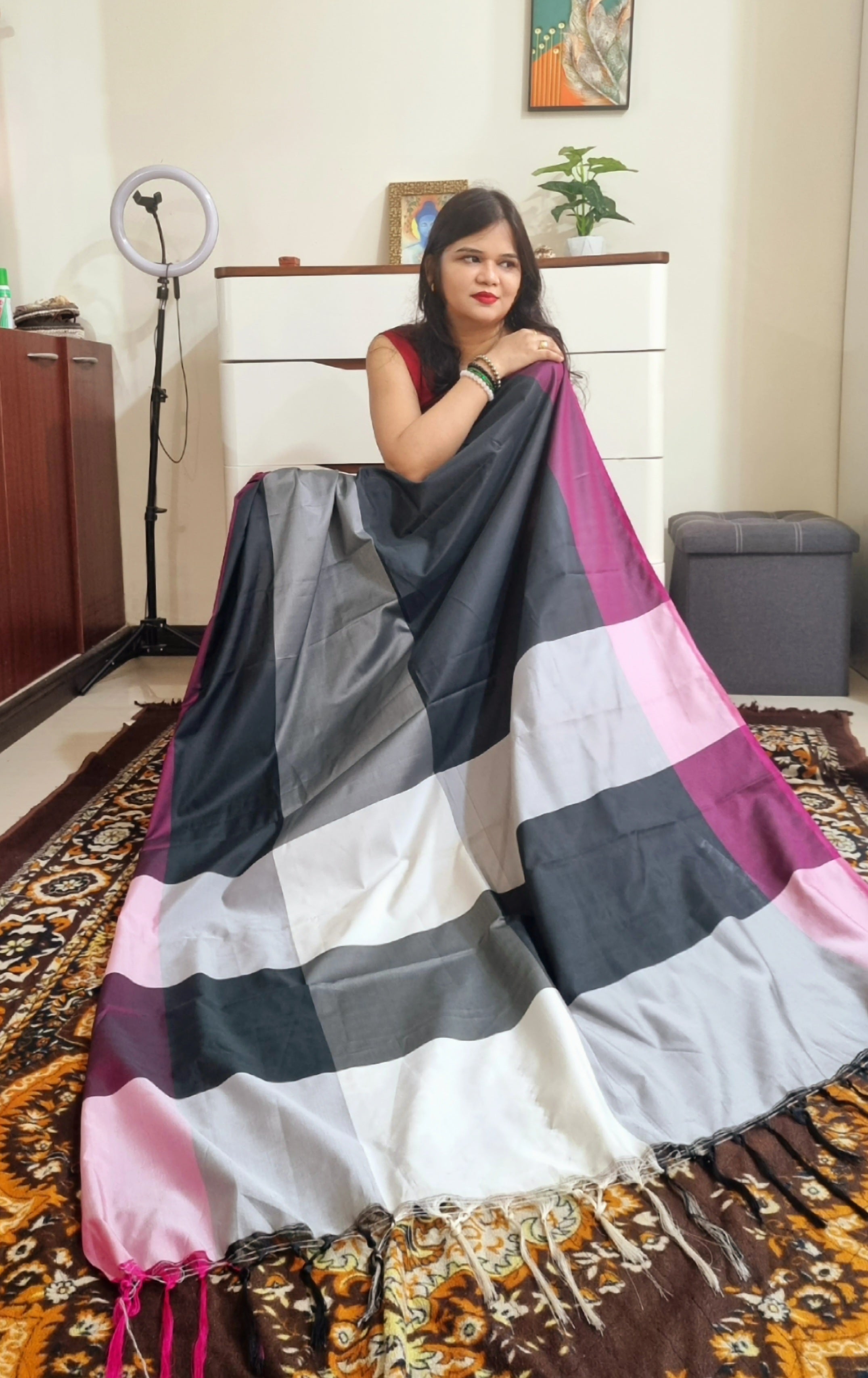 Sana Silk 4d Saree