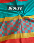 Silk cotton daily wear saree