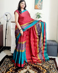 Silk cotton daily wear saree