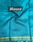 Premium georgette sky blue saree