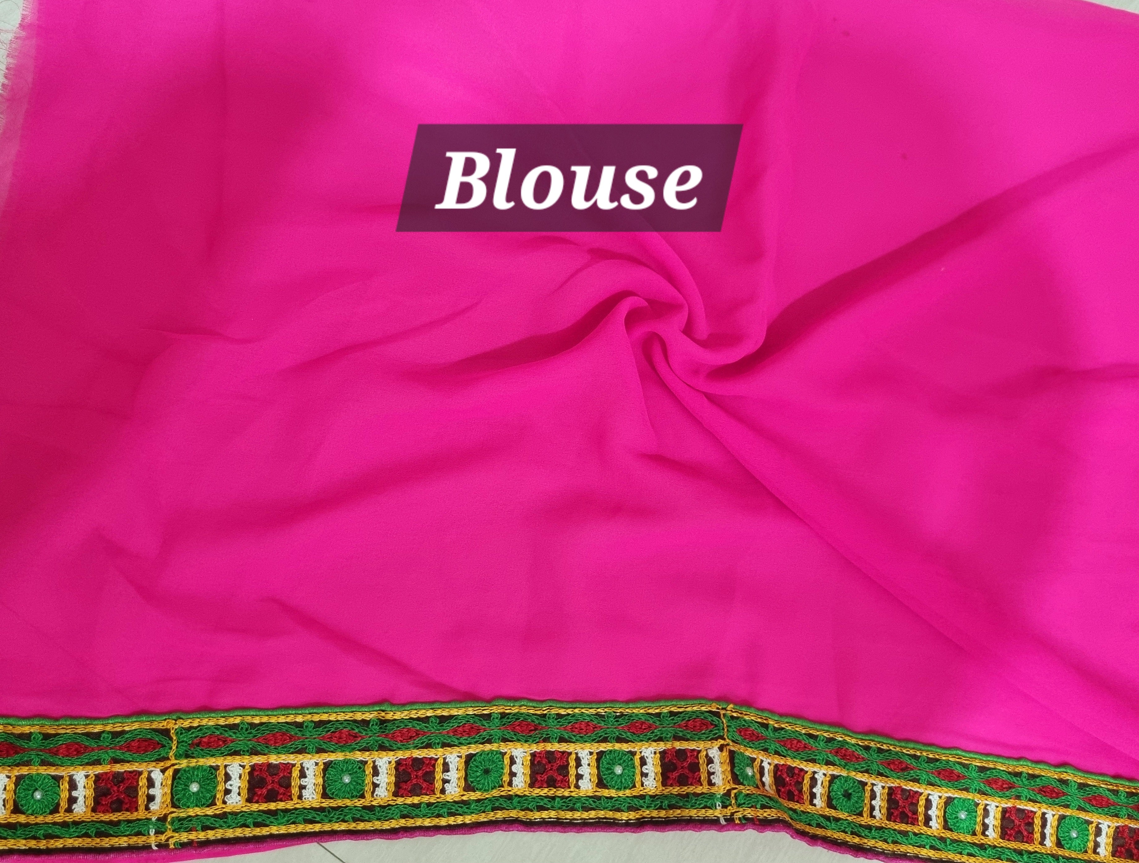 Gujrati kutch work Gamthi Saree