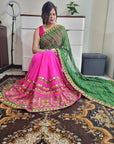 Gujrati kutch work Gamthi Saree