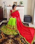 Gujrati kutch work Gamthi Saree