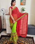 Gujrati kutch work Gamthi Saree