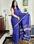 Bengal Handloom si-co Handpainted saree