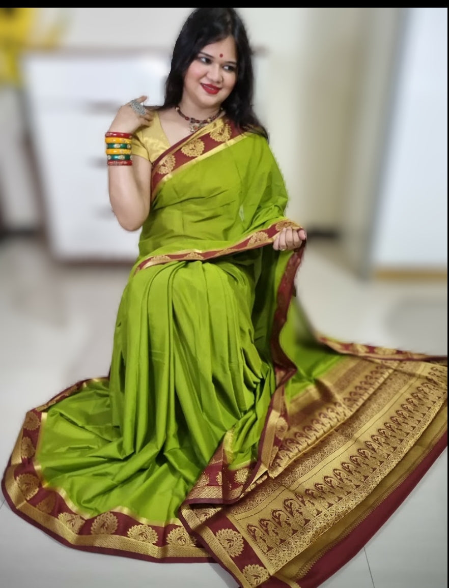 Mysore silk saree - Green