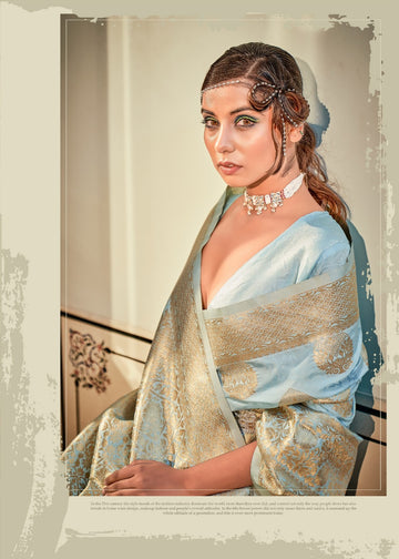 Banarasi zari Boota Art silk