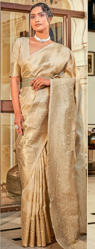 Banarasi zari Boota Art silk