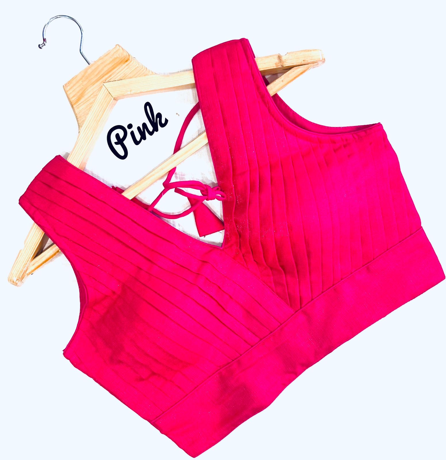 READYMADE SILK PLEATED BLOUSE