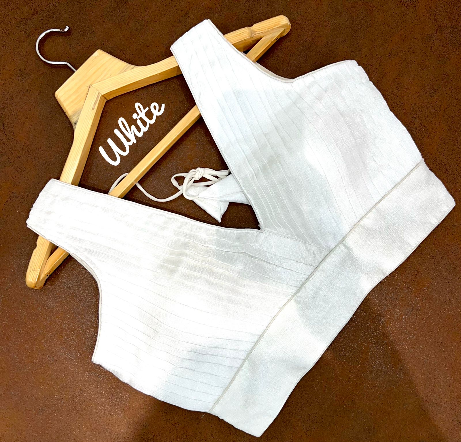 READYMADE SILK PLEATED BLOUSE