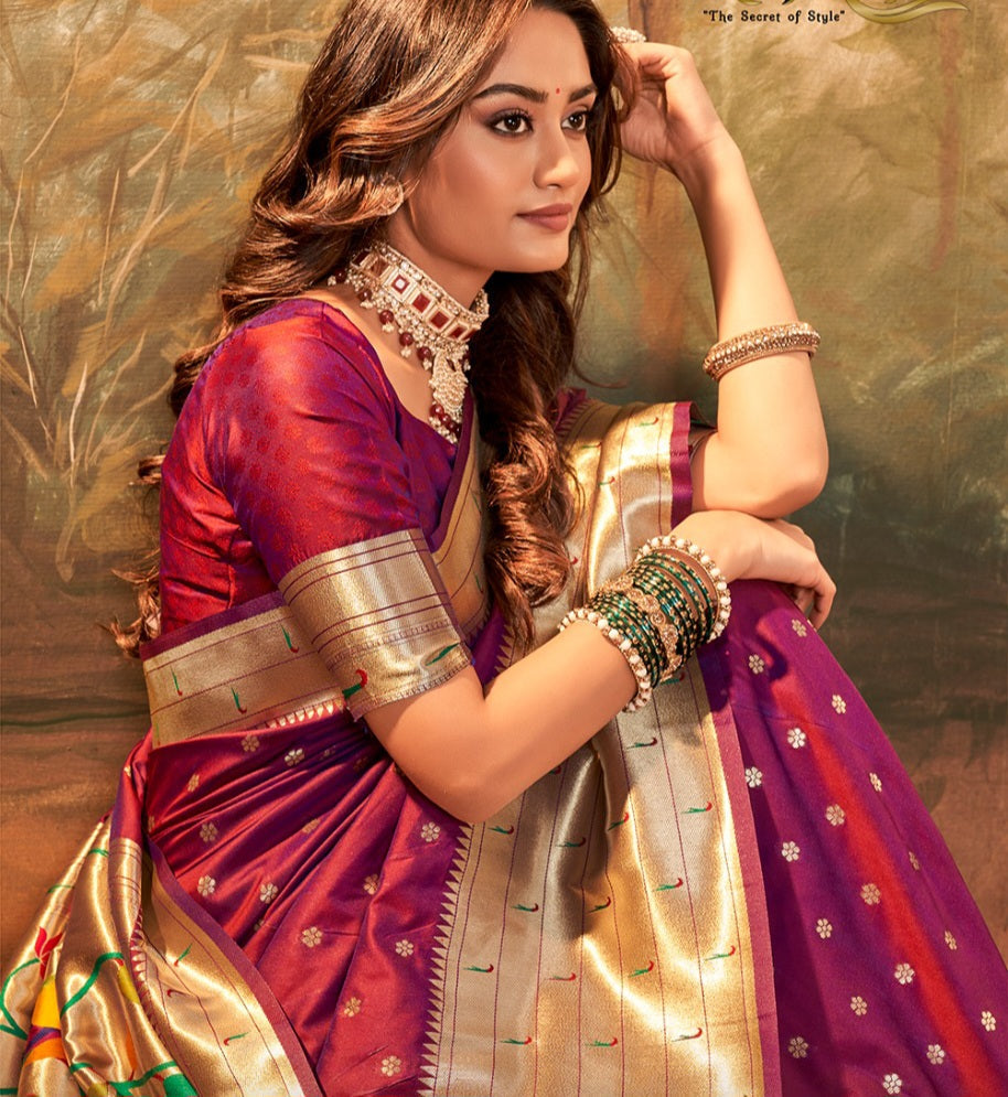 पैठनी सिल्क साड़ी