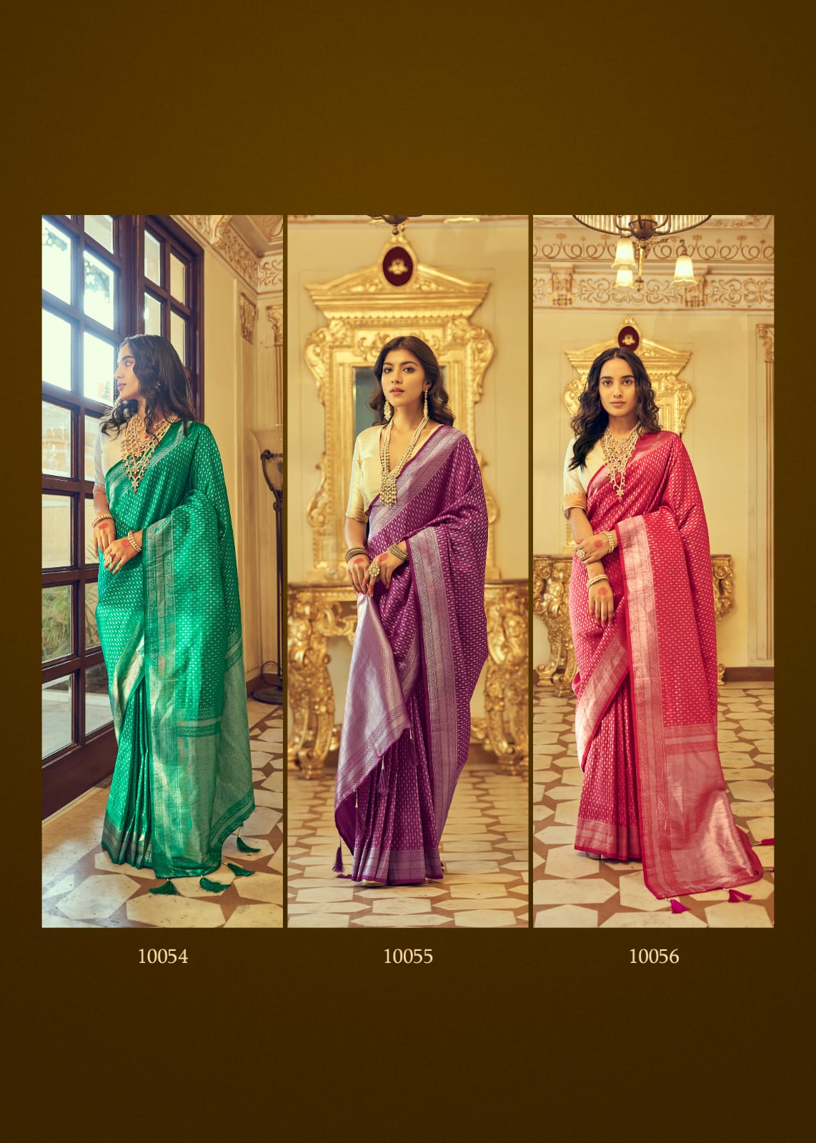 PURPLE Kanjeevaram Semi-silk  saree