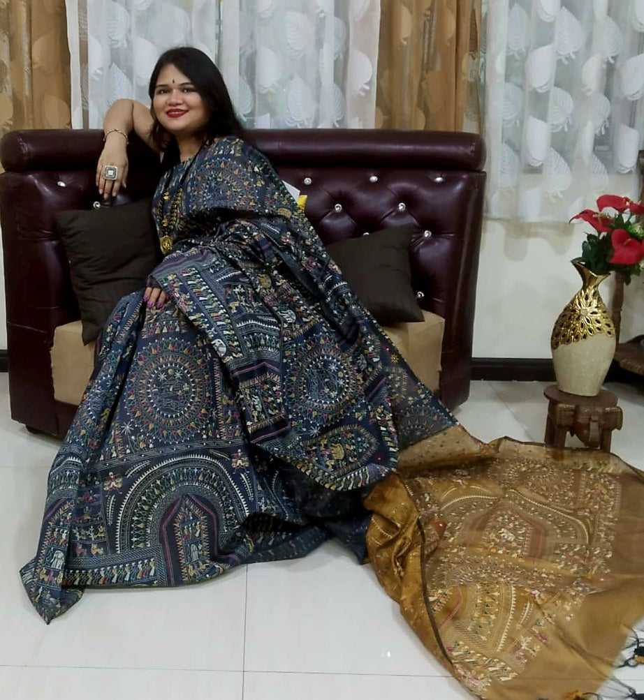 Madhubani Saree
