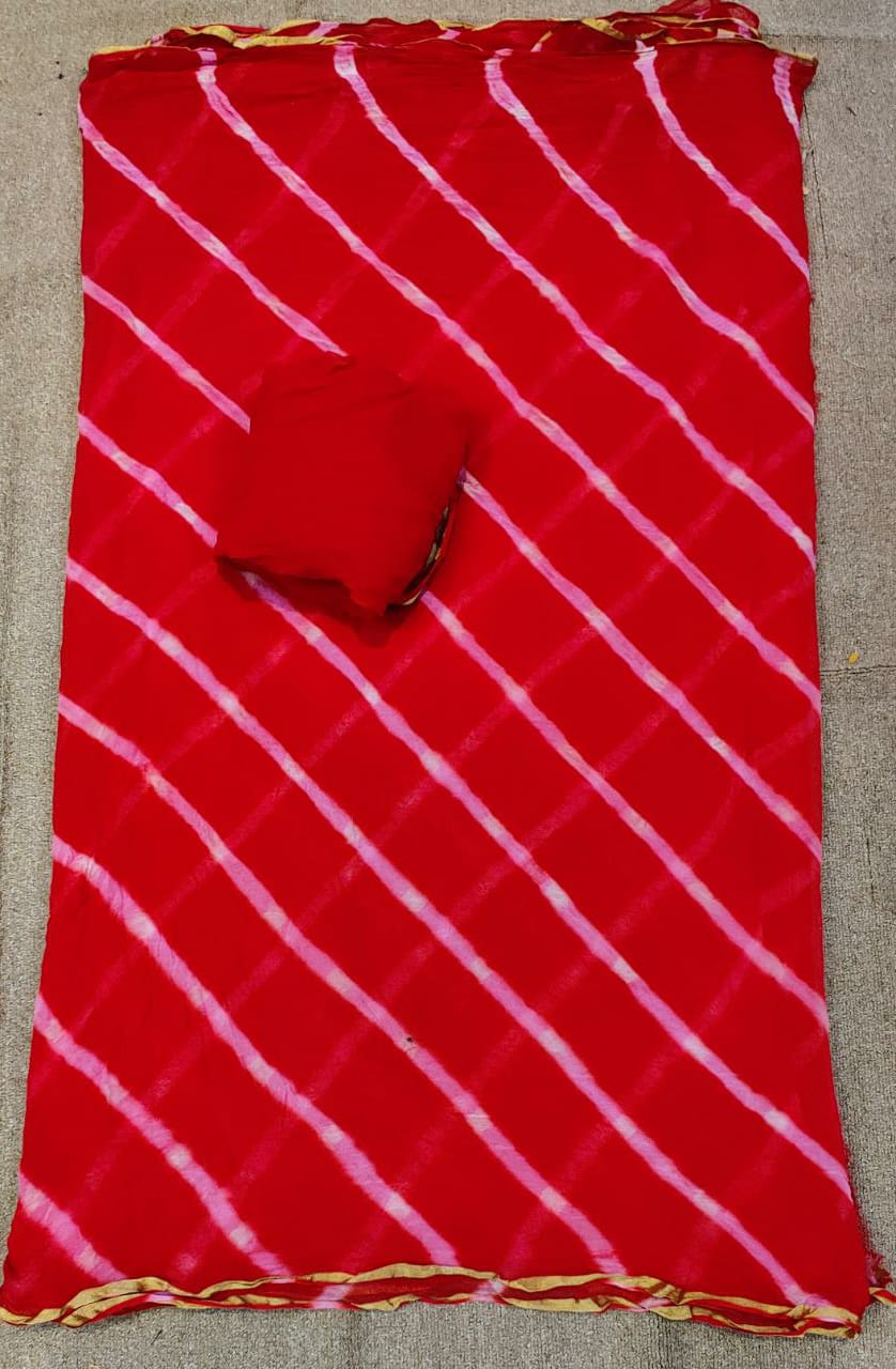 प्योर जॉर्जेट लहरिया 