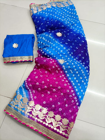 GOTTA PATTI BANDHANI SAREE