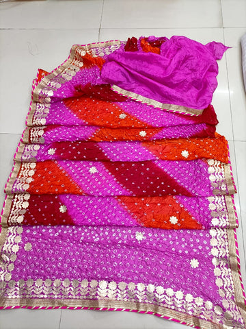 GOTTA PATTI BANDHANI SAREE