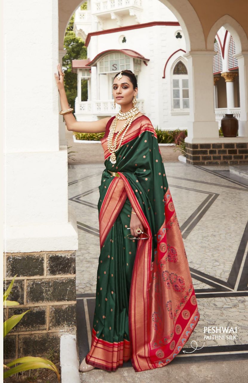 SOFT PESHWAI PAITHANI SILK SAREE