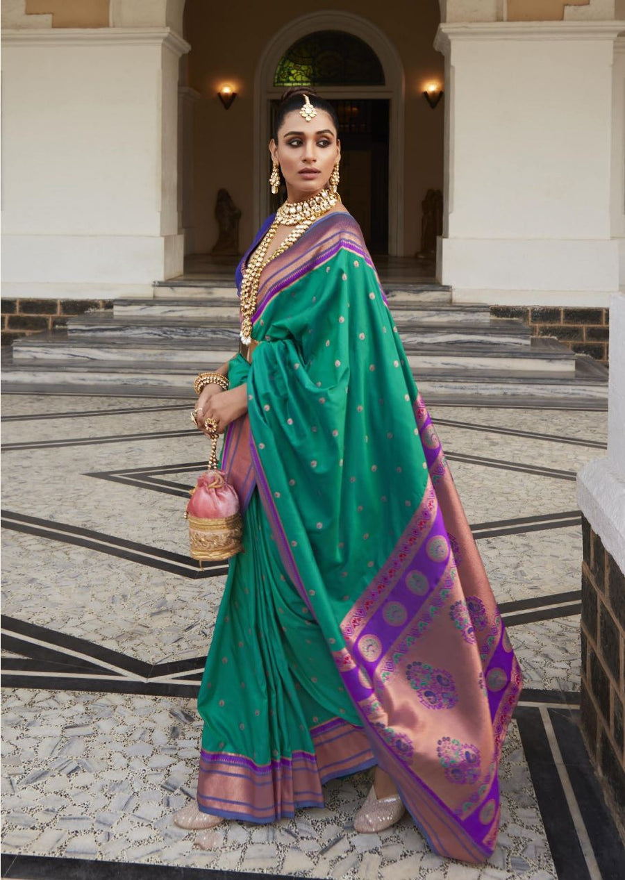 SOFT PESHWAI PAITHANI SILK SAREE