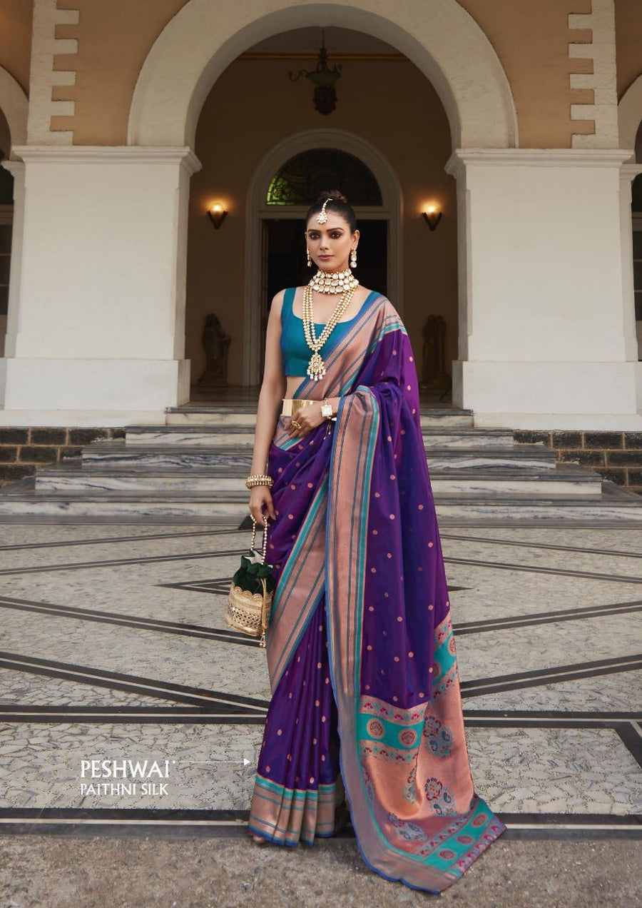 SOFT PESHWAI PAITHANI SILK SAREE