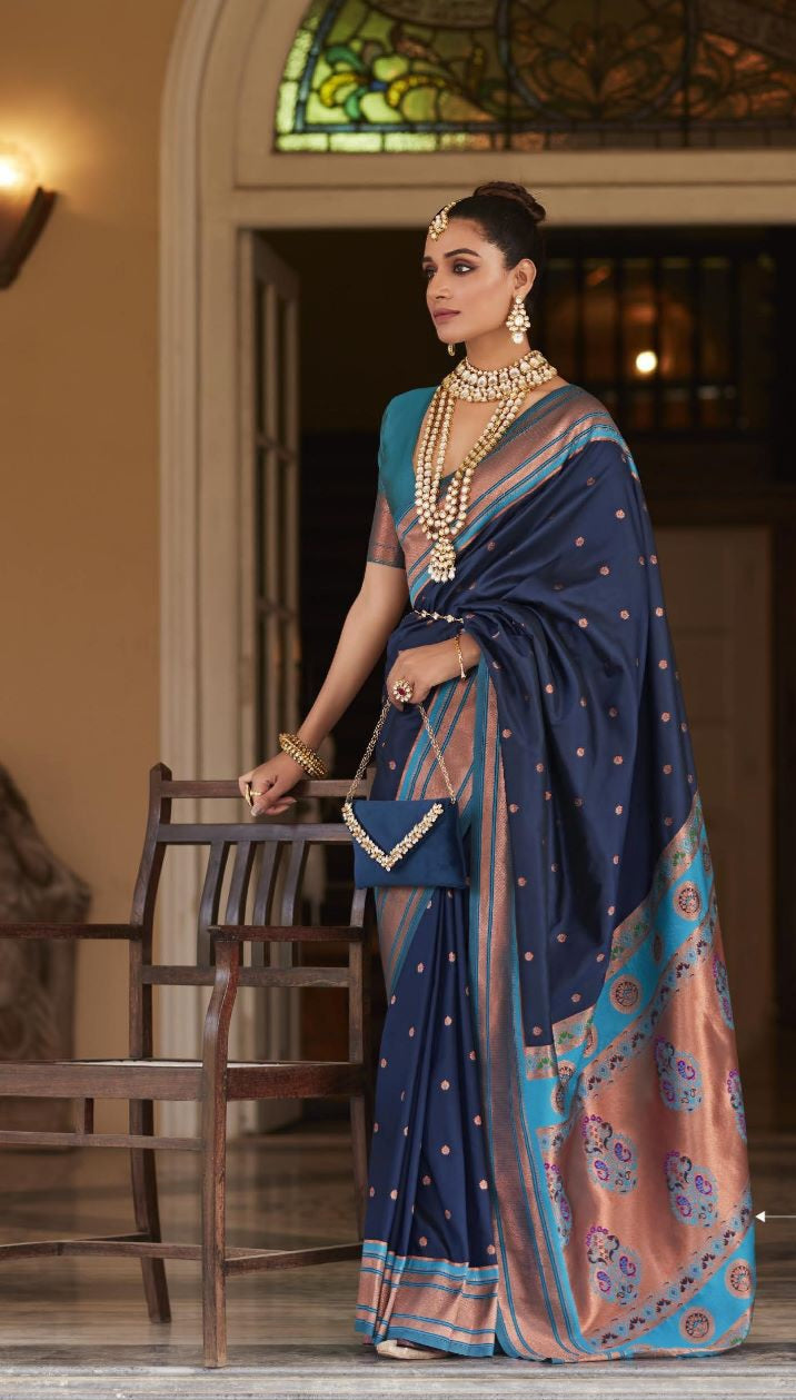 SOFT PESHWAI PAITHANI SILK SAREE