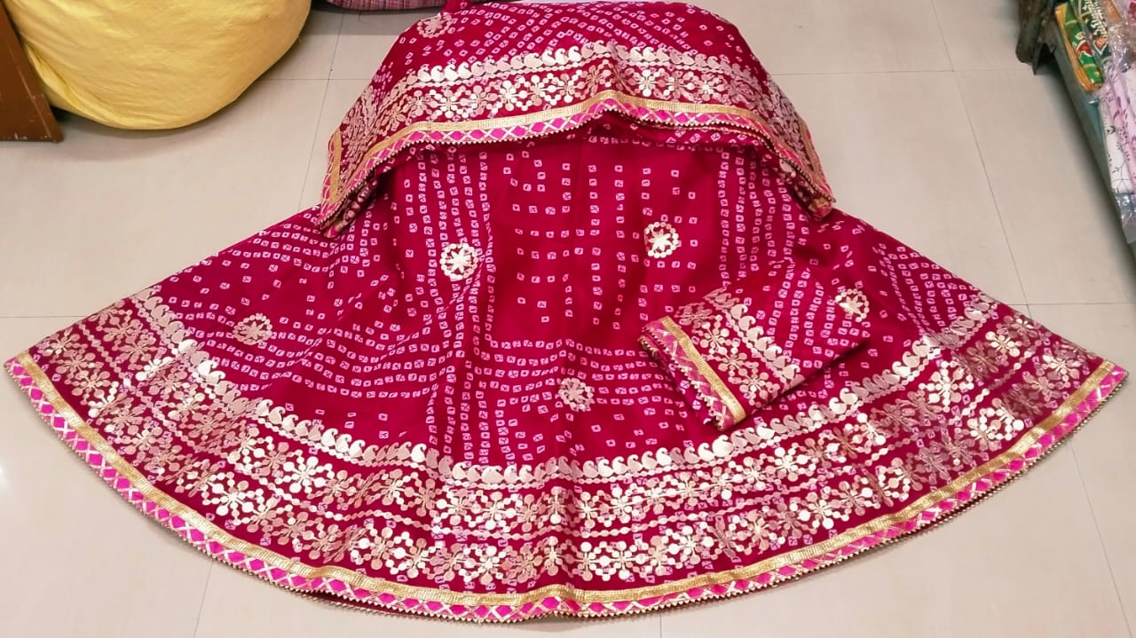 Bandhej lehanga