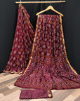 Pure modal silk Bandhej