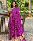 Pure modal silk Bandhej