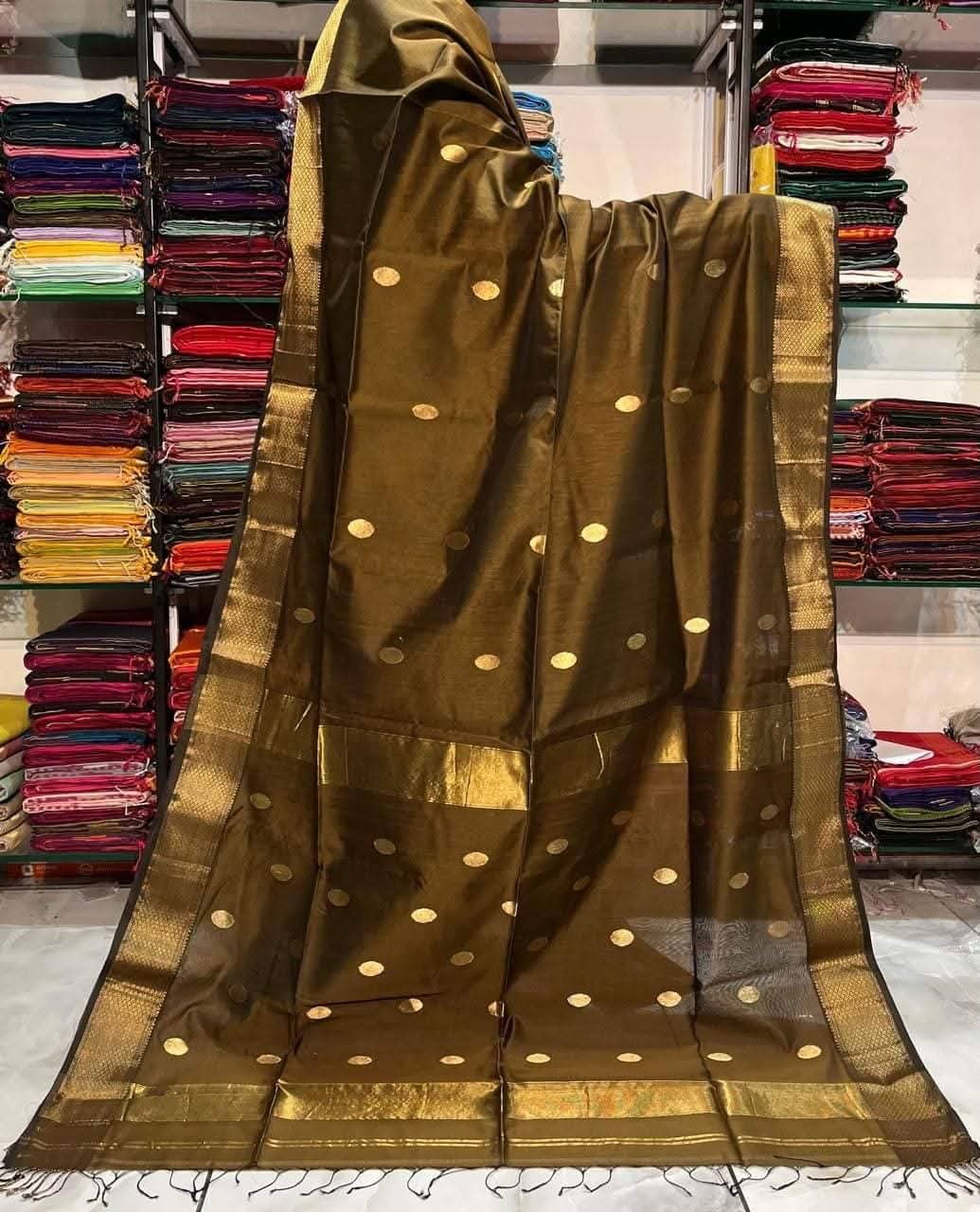 Semi Maheshwari saree